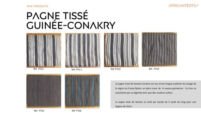 Pagne Tissé PTG1 à PTG6 Portfolio AfricanTextil