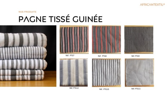 Pagne tissé PTG7 à PTG11 Portfolio